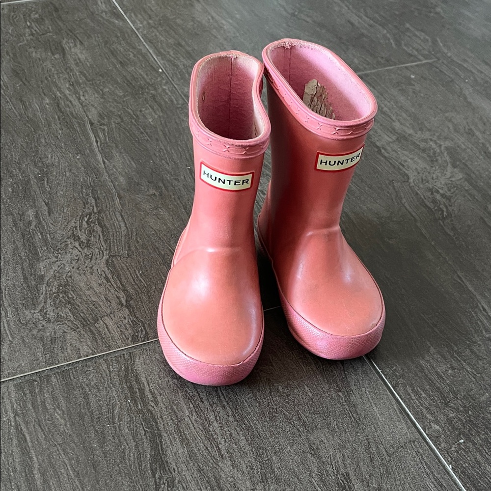 Hunter Kids Coral Rain Boots